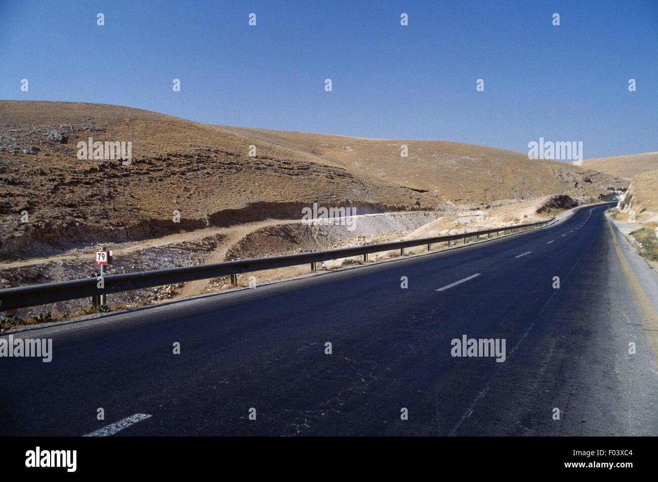 The road to Jericho, Judea, Israel Stock Photo Alamy