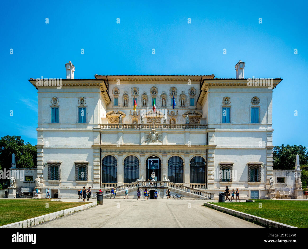 Galleria Borghese, Borghese Gardens, Rome, Italy. Stock Photo