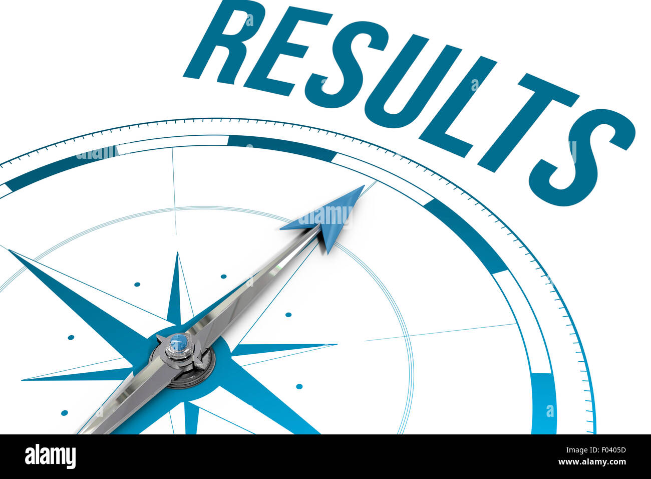 Results against compass Stock Photo Alamy