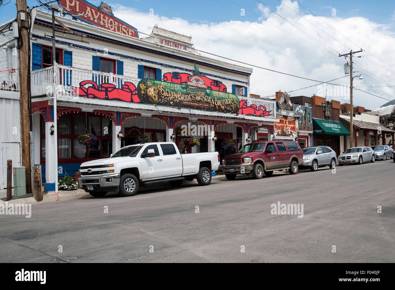 Jackson Hole Playhouse, Jackson, Wyoming, USA Stock Photo Alamy