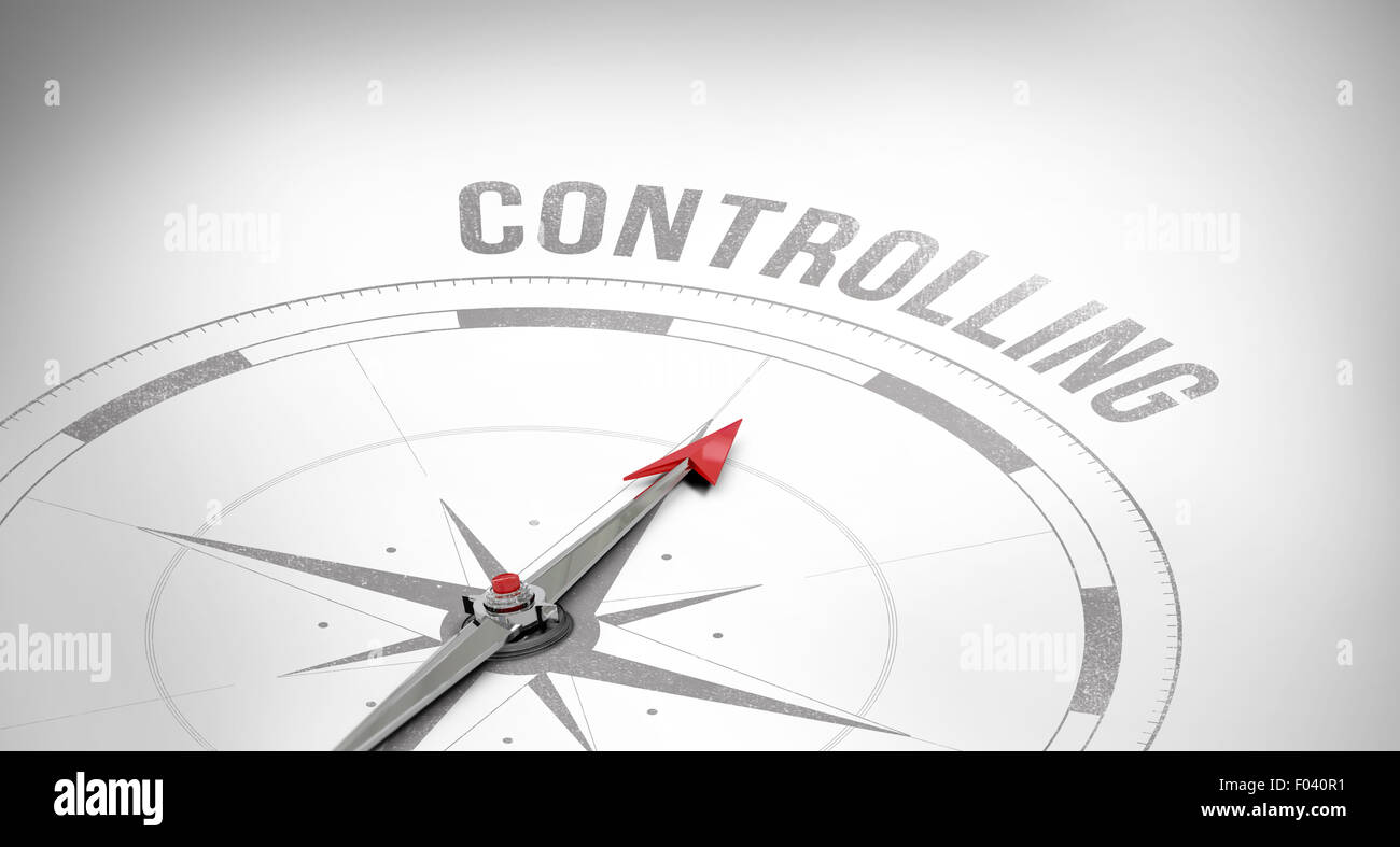 Compass Controls Controlling against compass Stock Photo - Alamy