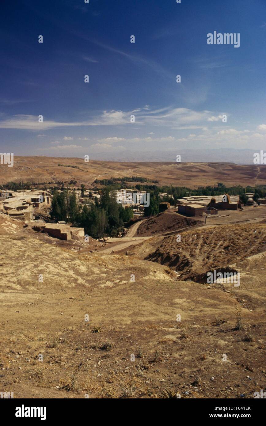Oasis in the desert, Iranian Azerbaijan, Iran Stock Photo Alamy