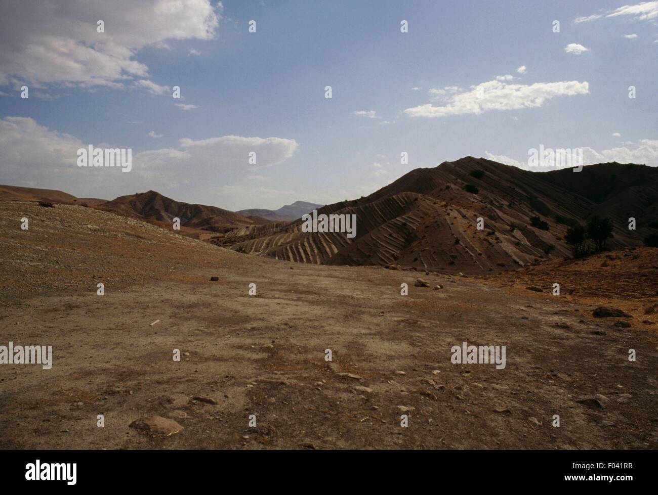 Landscape near Dezful, Khuzestan Region, Iran. Stock Photo