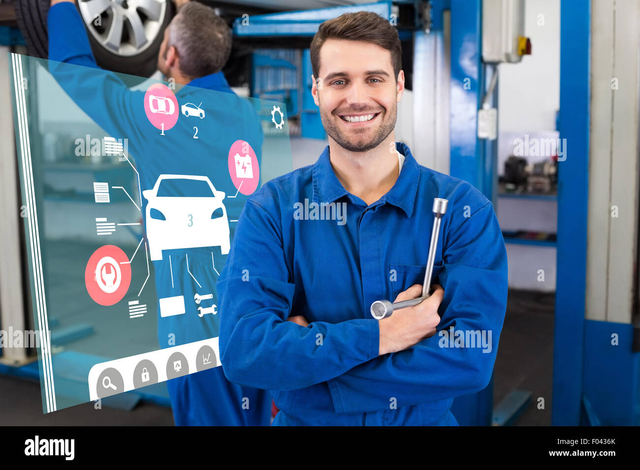 Composite image of engineering interface Stock Photo - Alamy
