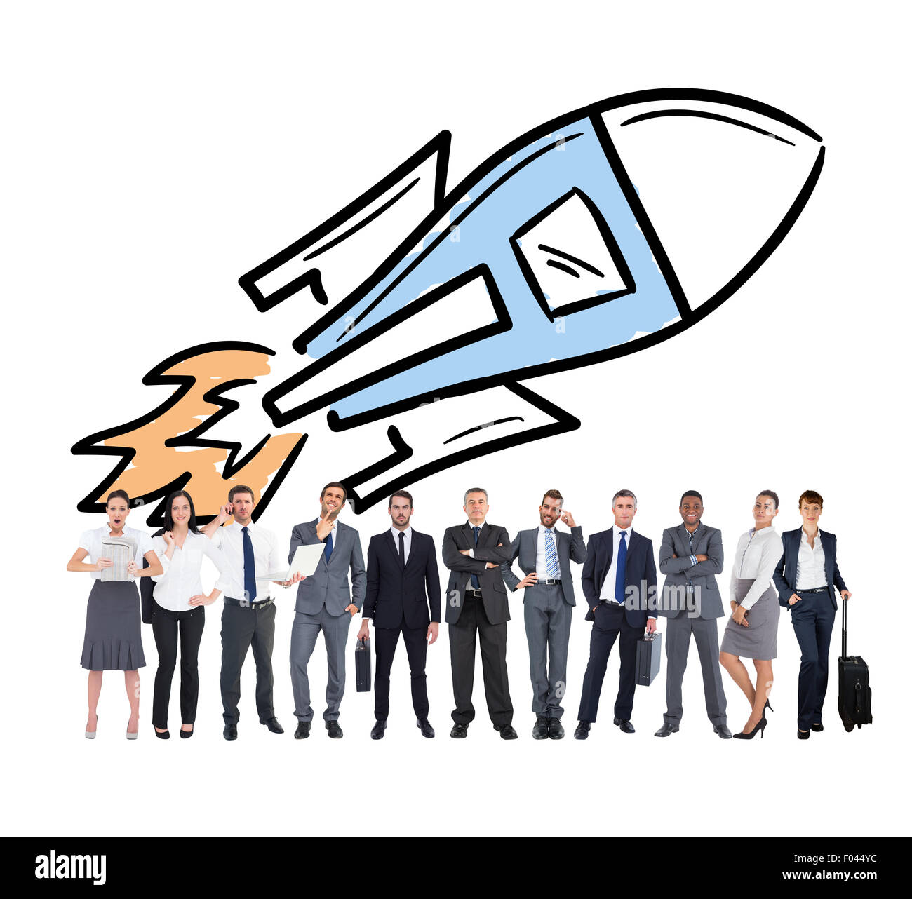 Cartoon business team hi-res stock photography and images - Alamy