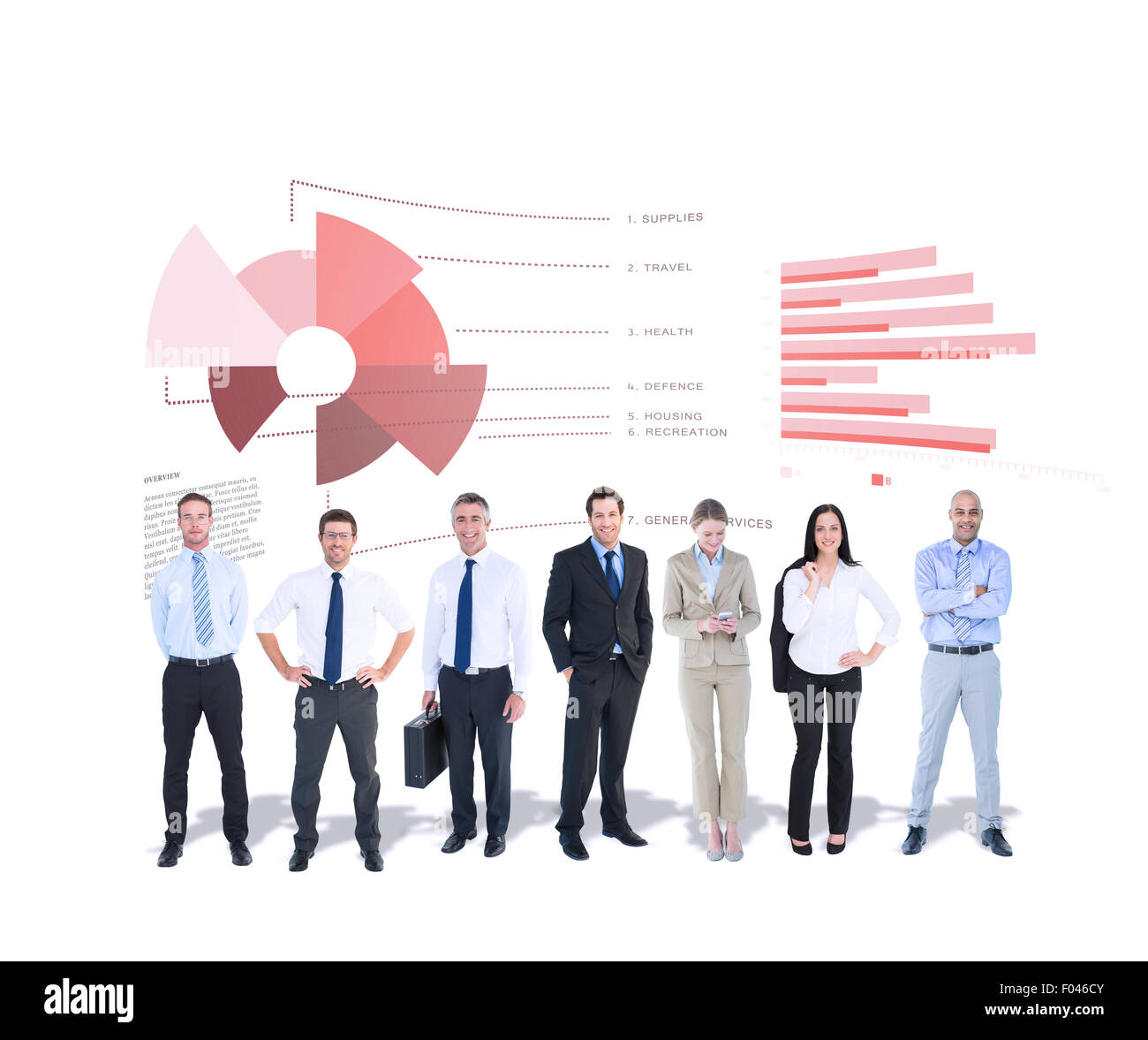 Composite image of business team Stock Photo - Alamy