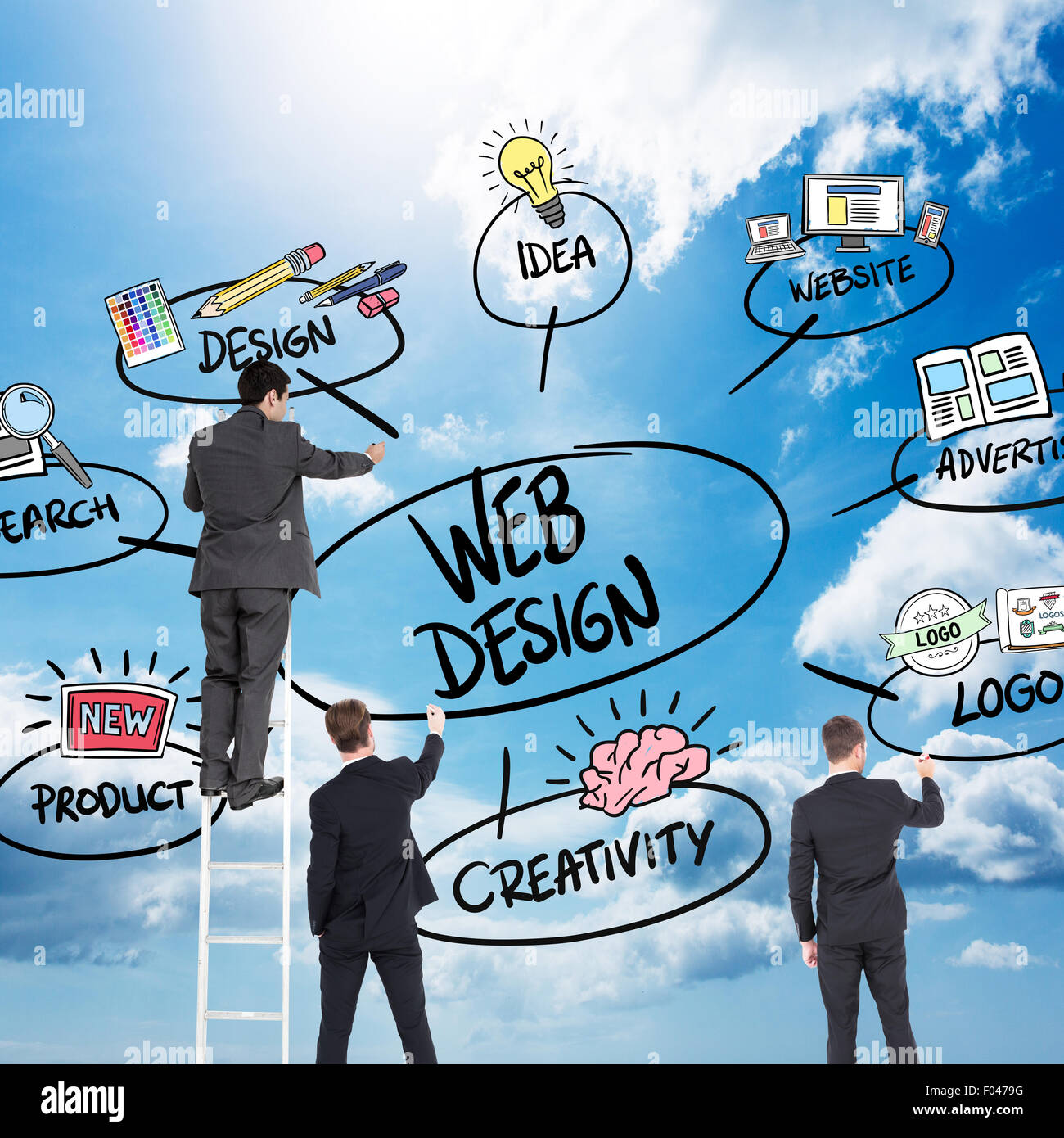 Business progress logo hi-res stock photography and images - Alamy