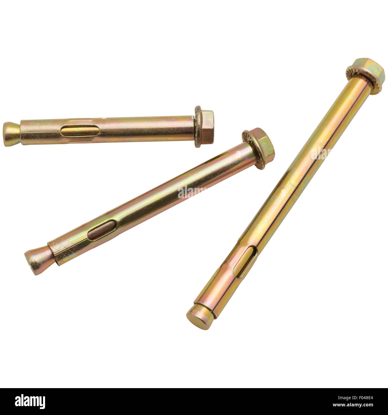 Anchor bolts isolated Stock Photo Alamy