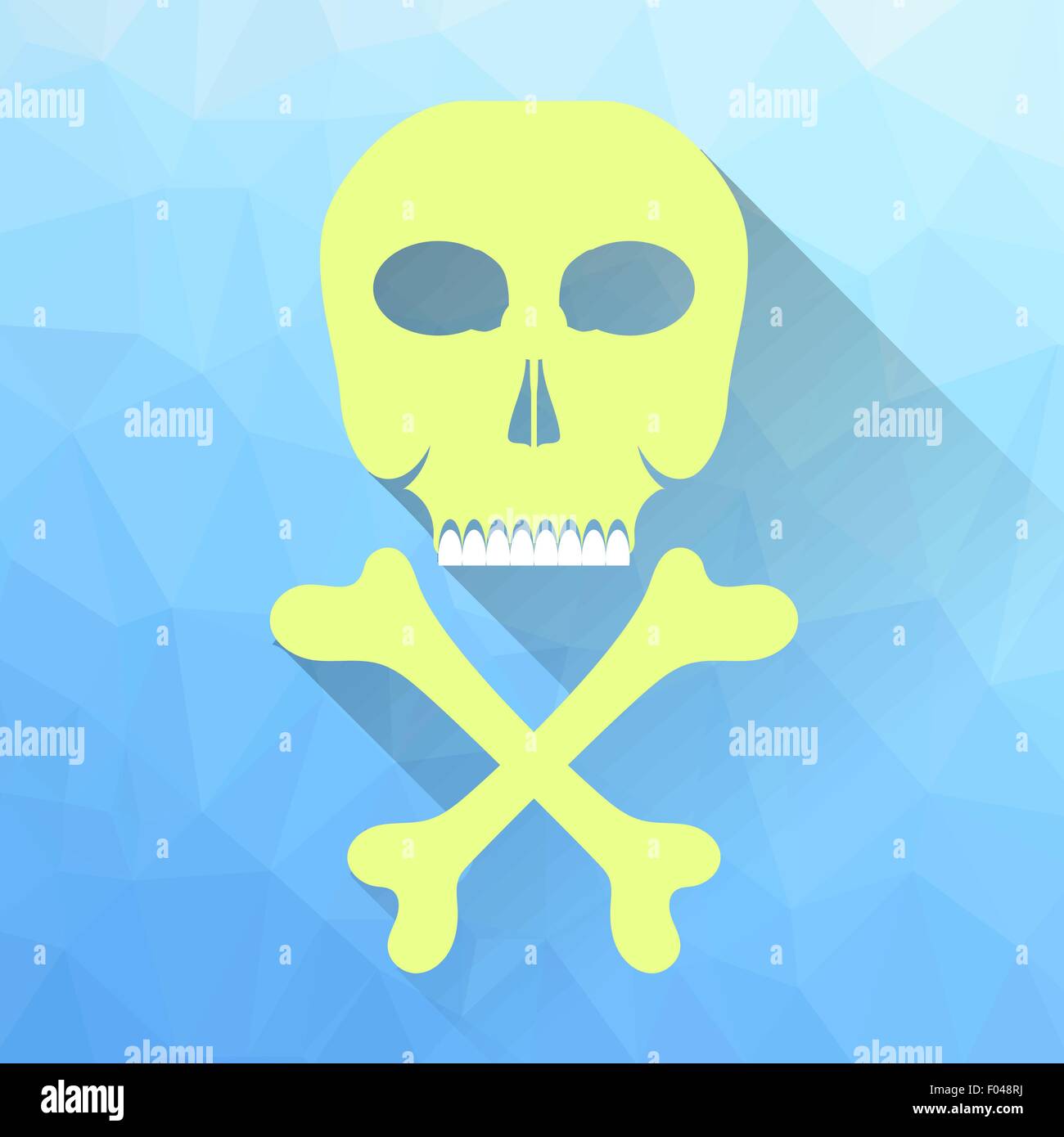 Skull And Crossbones Icon Stock Vector Image Art Alamy