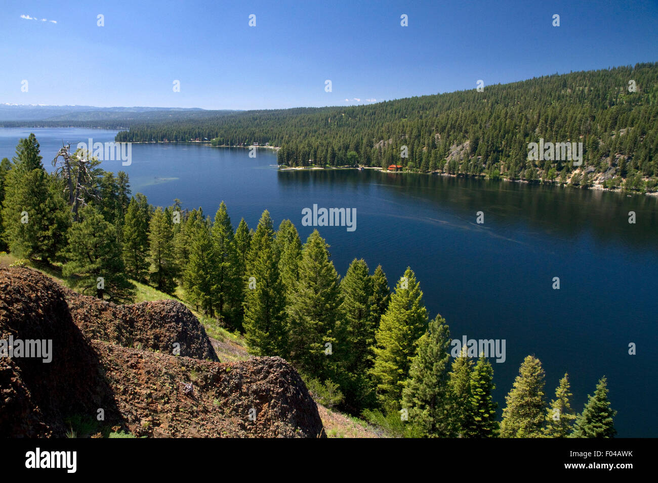 Payette Lake in McCall, Idaho, USA. Stock Photo