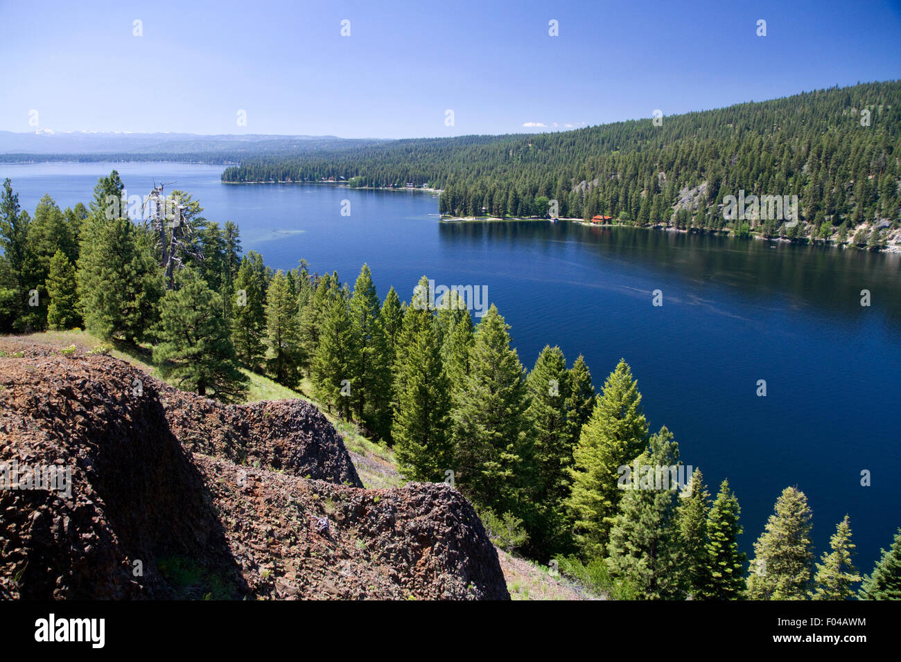 Payette Lake in McCall, Idaho, USA. Stock Photo