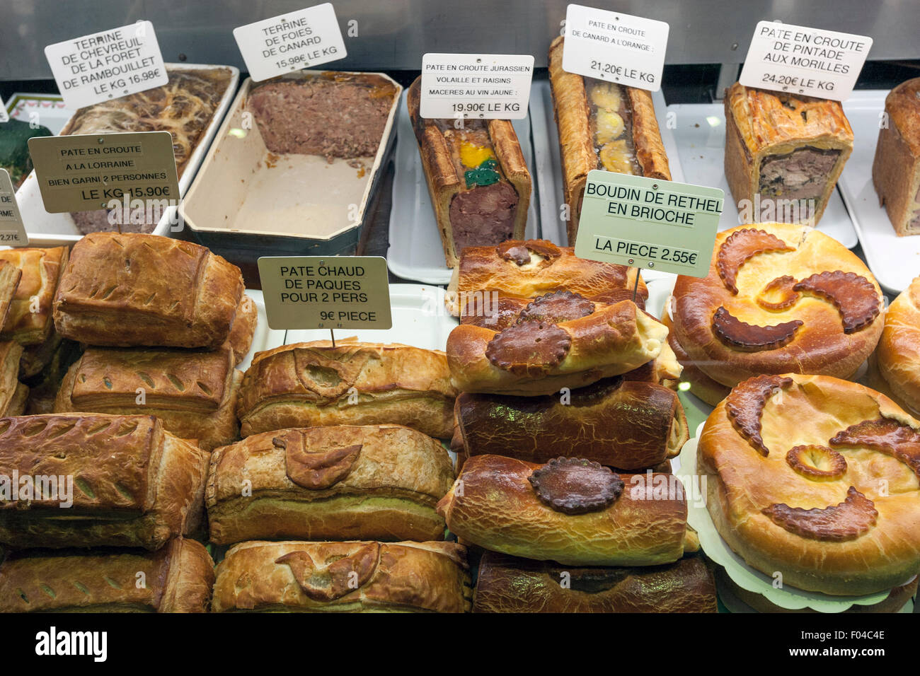 French pate pies in a Nancy bakery Stock Photo Alamy