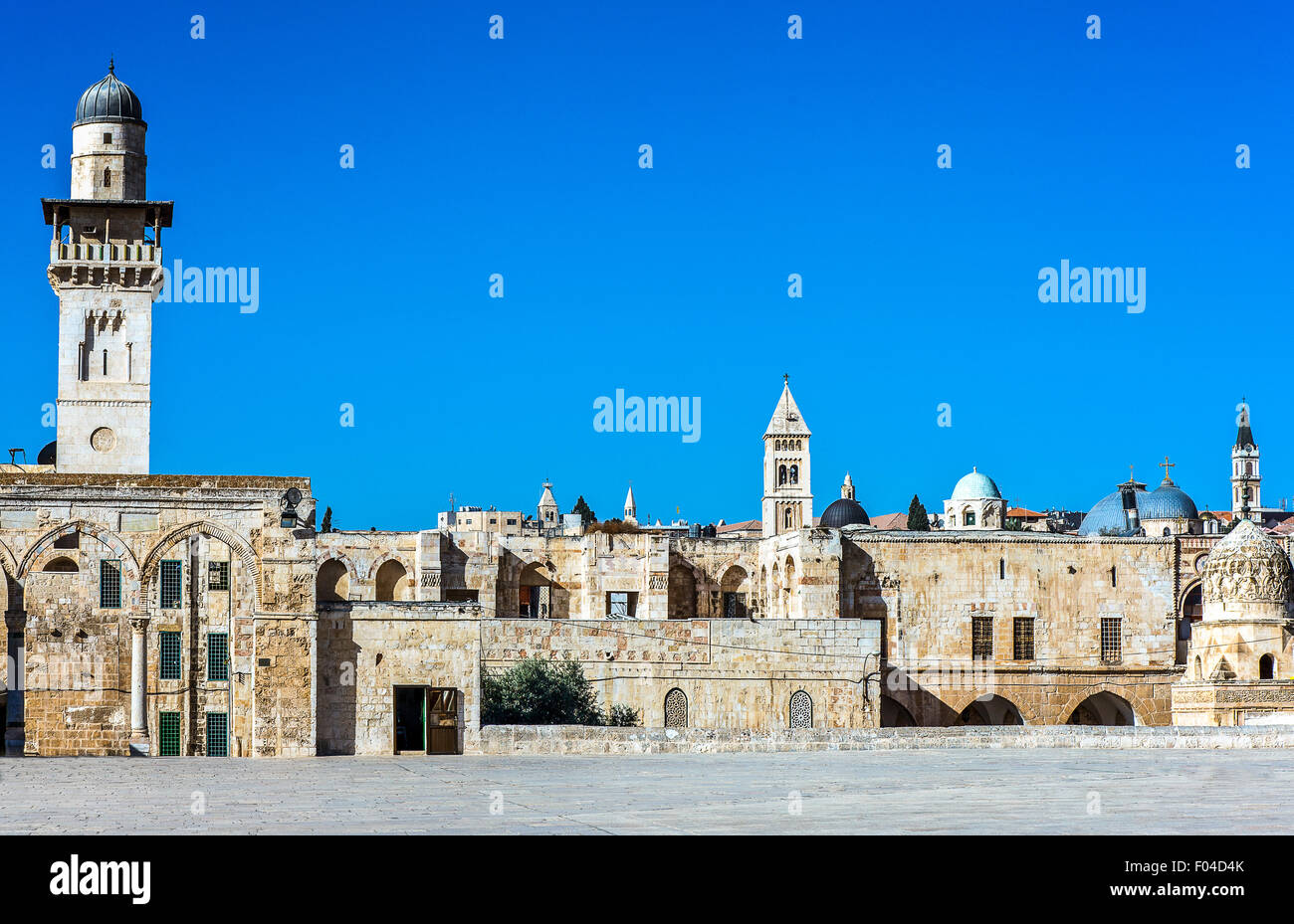 Israel, Jerusalem, the Temple Mount (Har Habait) Stock Photo