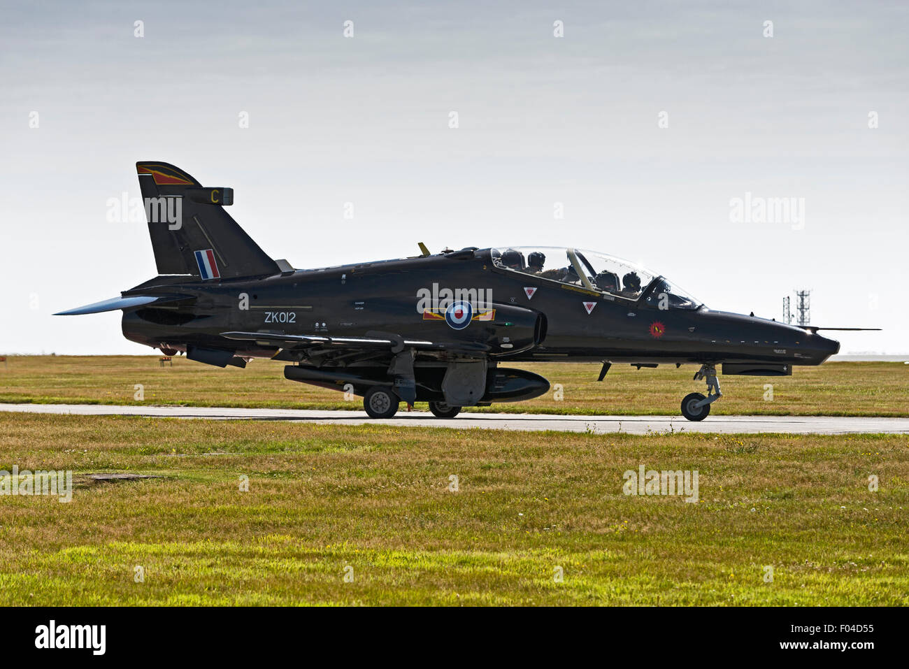 ZK012 Hawk T2 Fast jet  Raf Valley Anglesey North Wales Uk Stock Photo