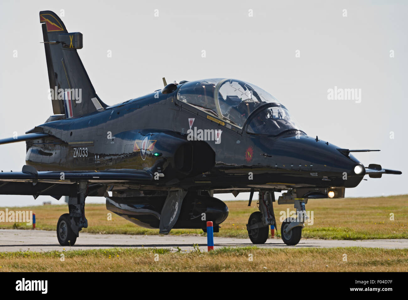 ZK033 Hawk T2 Fast jet  Raf Valley Anglesey North Wales Uk Stock Photo