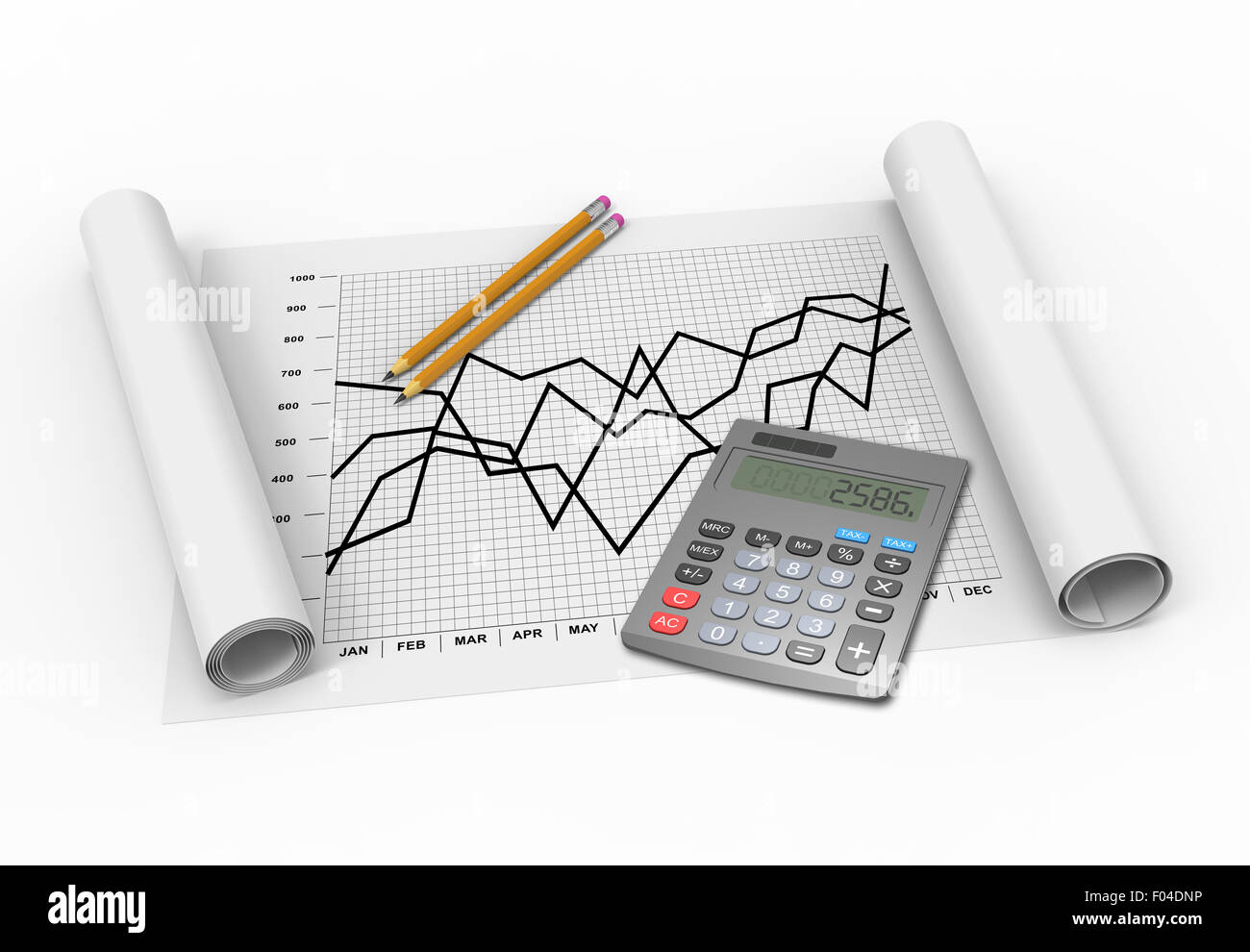 Financial stock market numbers business Cut Out Stock Images Pictures