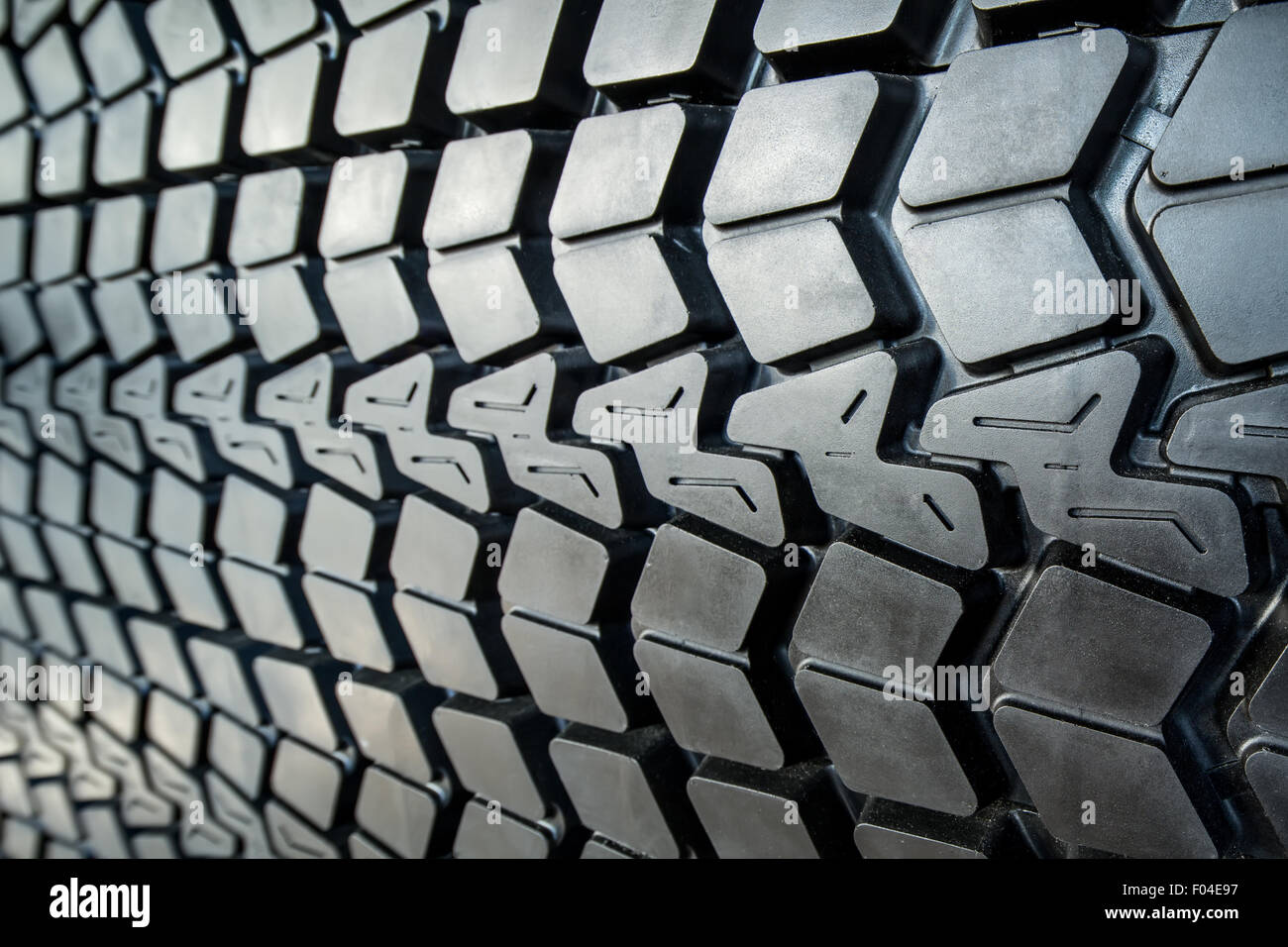 Textured tire tread Stock Photo