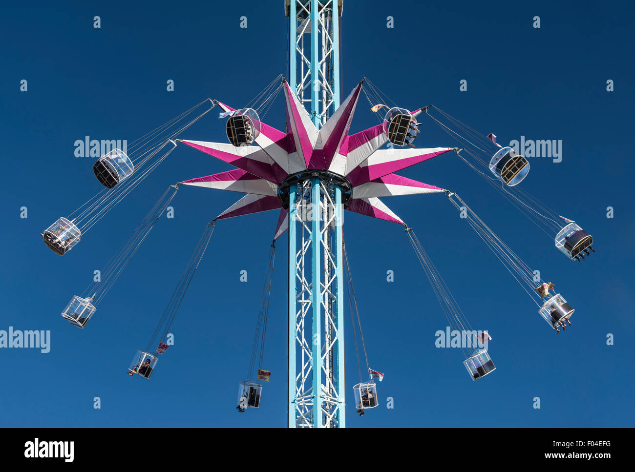 Starflyer fairground ride South Bank London UK Stock Photo