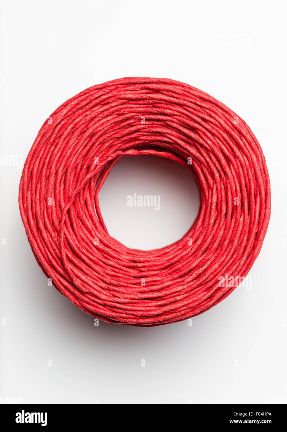 Raffia Red Ribbon Reel 30 m