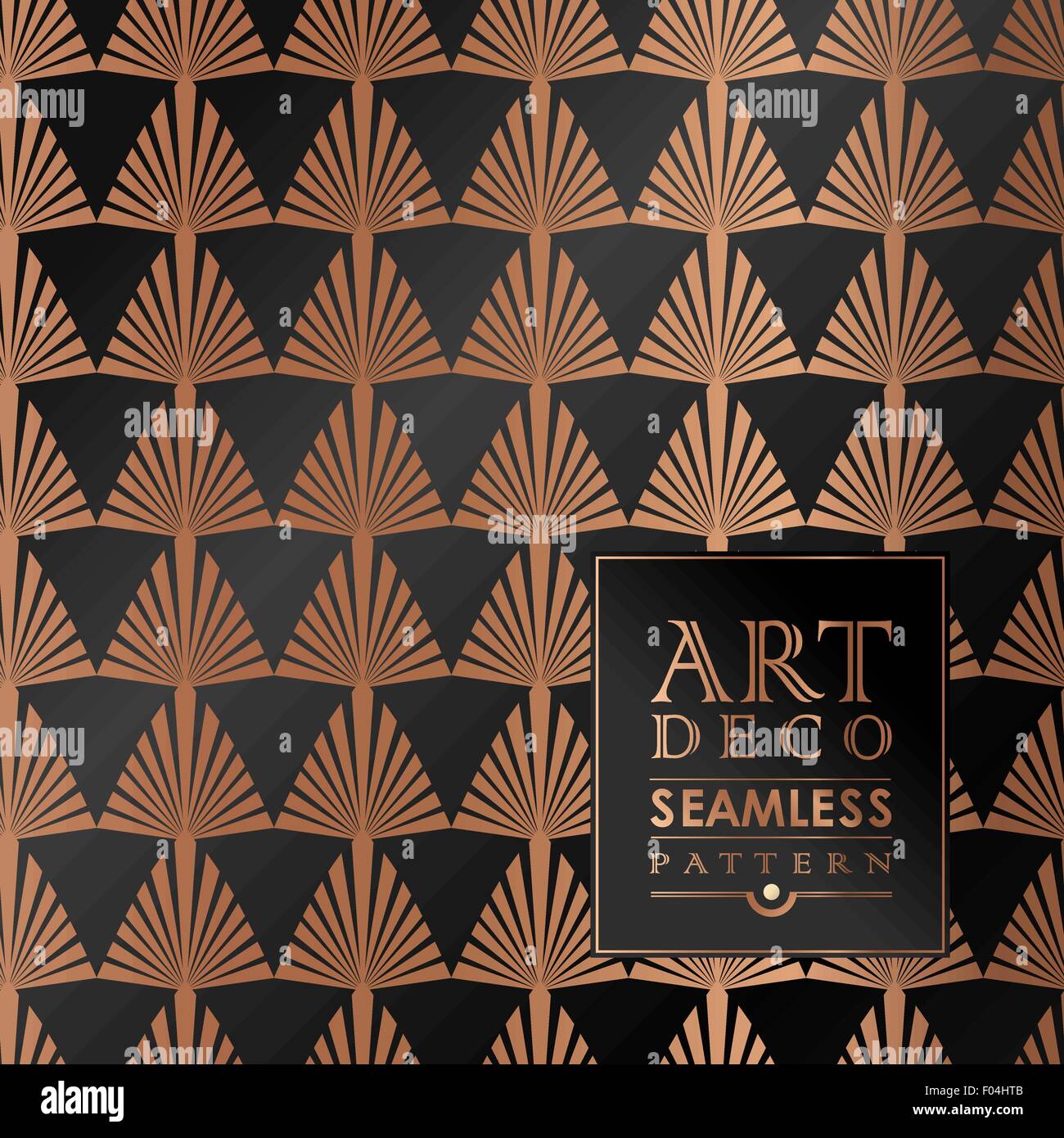 Art Deco seamless vintage wallpaper pattern Stock Vector Image & Art