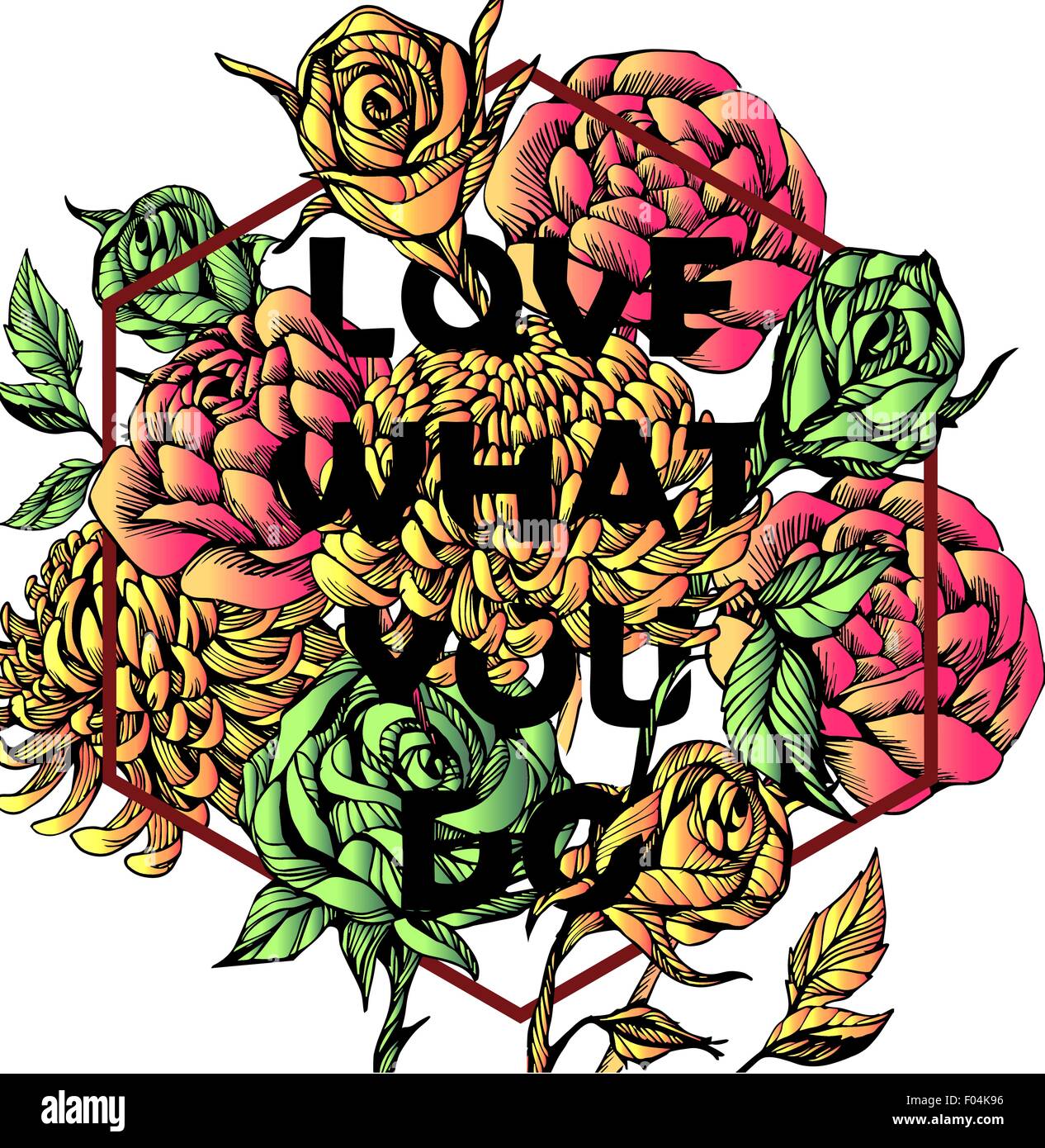 beautiful flower background art Stock Vector Image & Art - Alamy