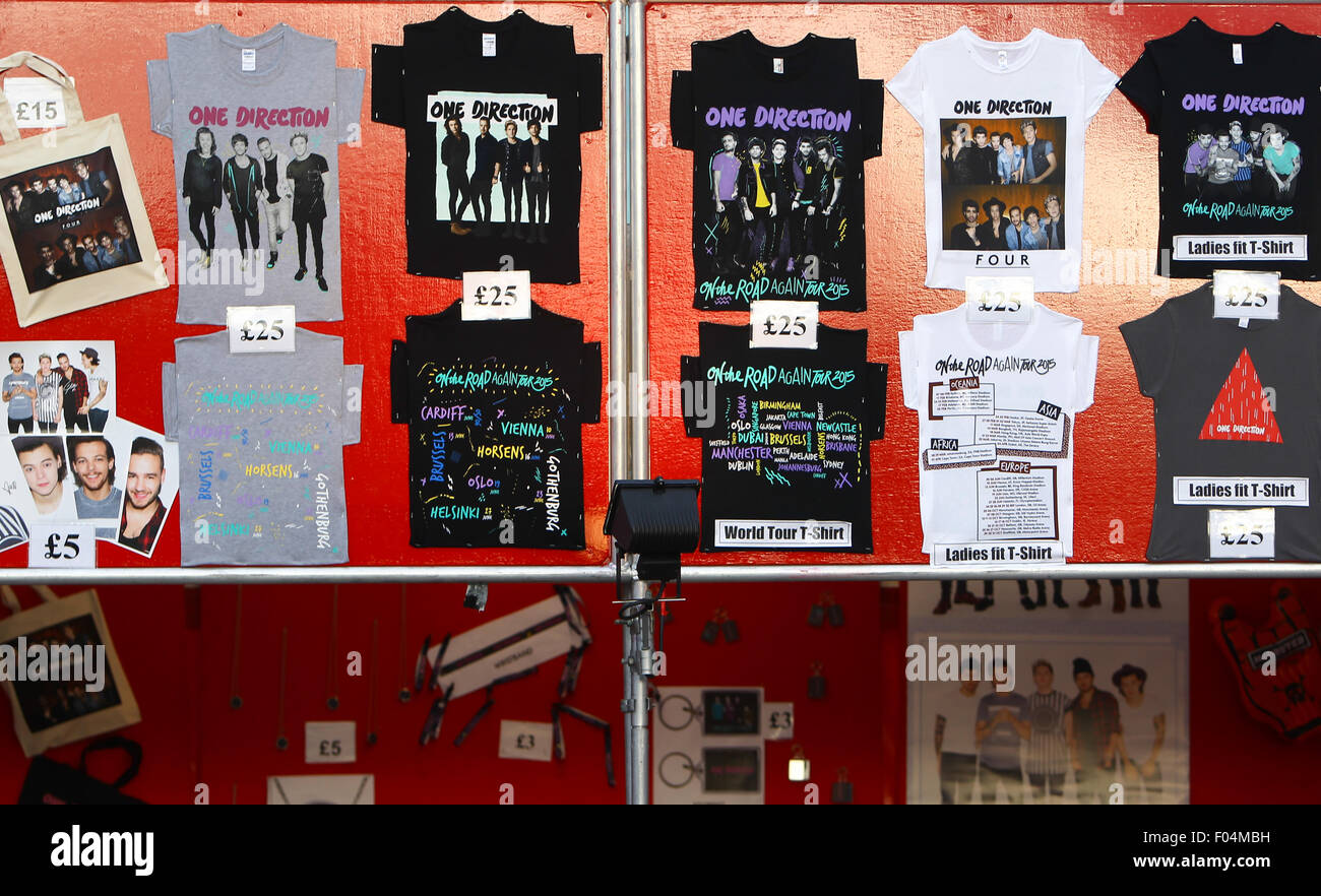 One Direction On the Road Again Tour 2015 Merch T-shirt