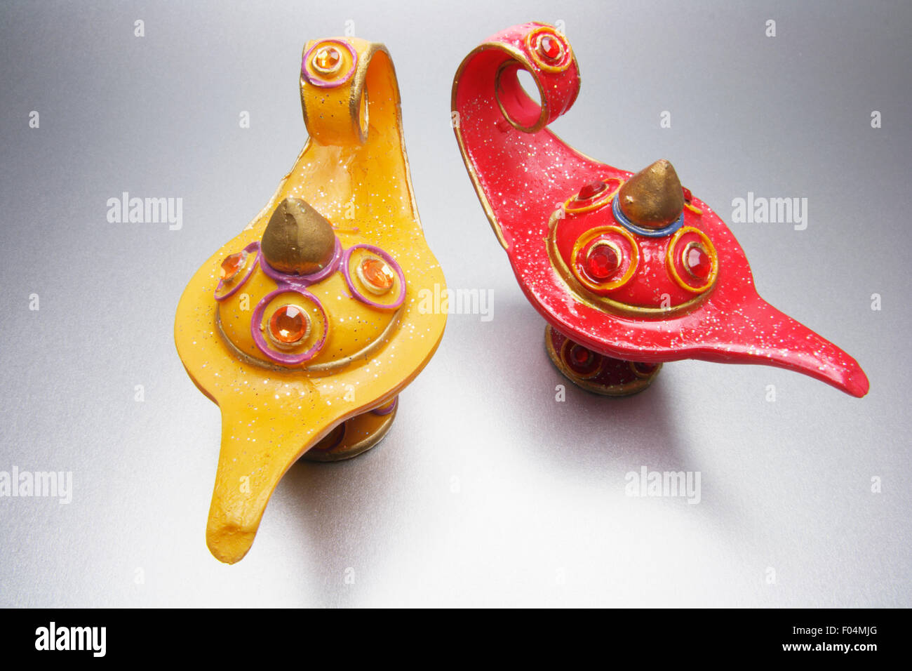 Oil Lamps Stock Photo