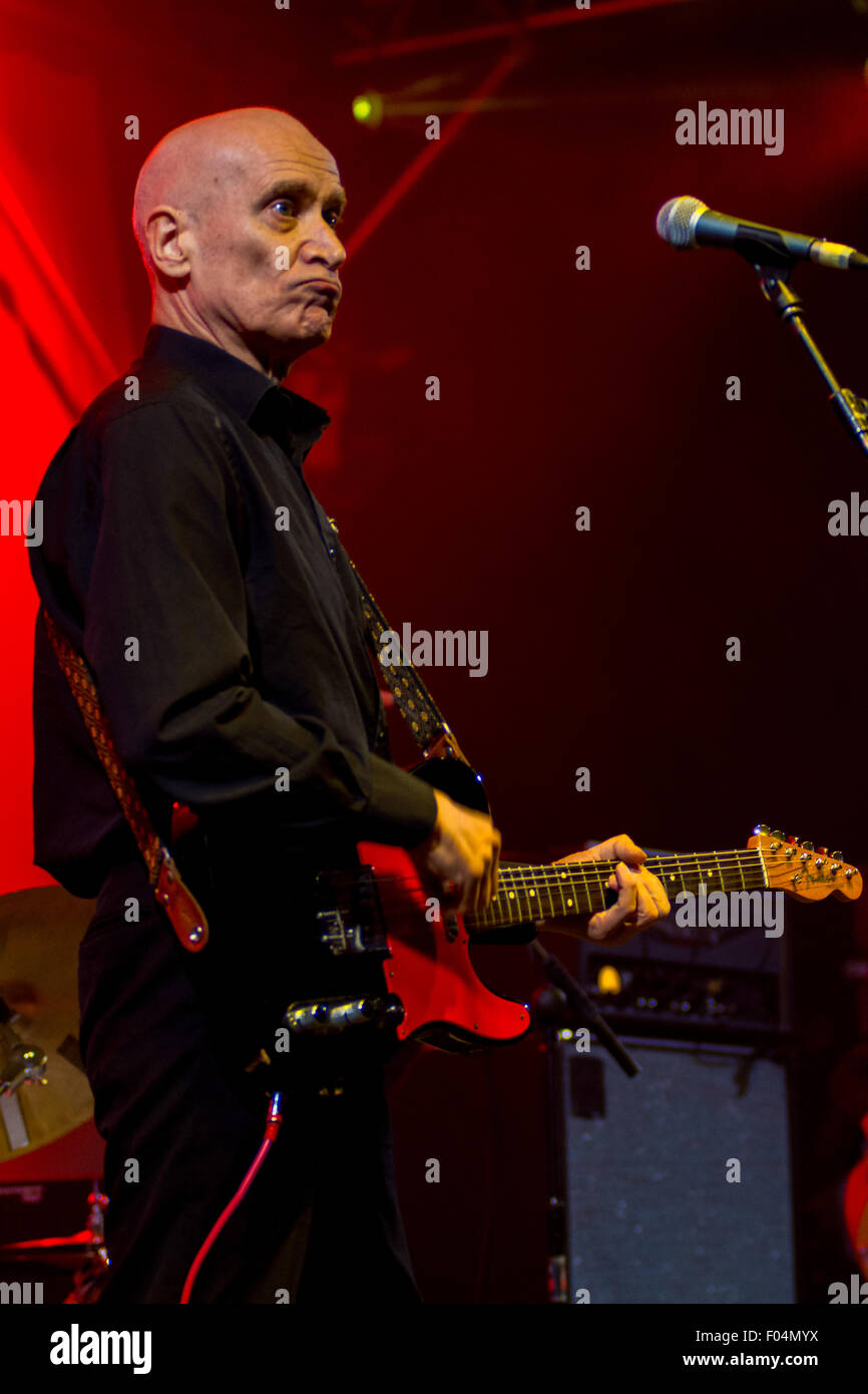 Hampshire, UK. 6th Aug, 2015. Wilko Johnson  (musician) playing at Wickham Festival Hampshire England  06/08/15 Credit:  James Houlbrook/Alamy Live News Stock Photo