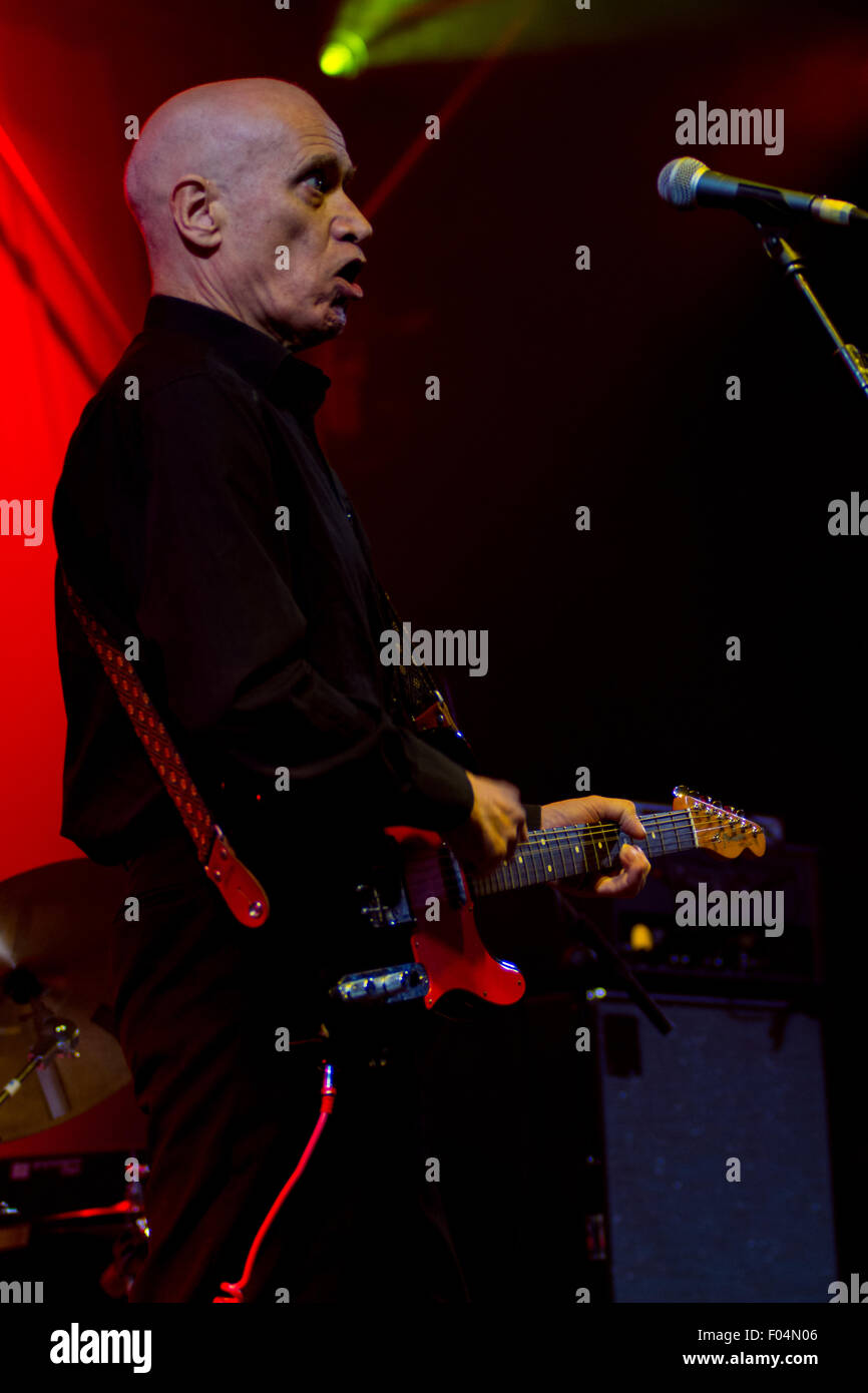 Hampshire, UK. 6th Aug, 2015. Wilko Johnson  (musician) playing at Wickham Festival Hampshire England  06/08/15 Credit:  James Houlbrook/Alamy Live News Stock Photo