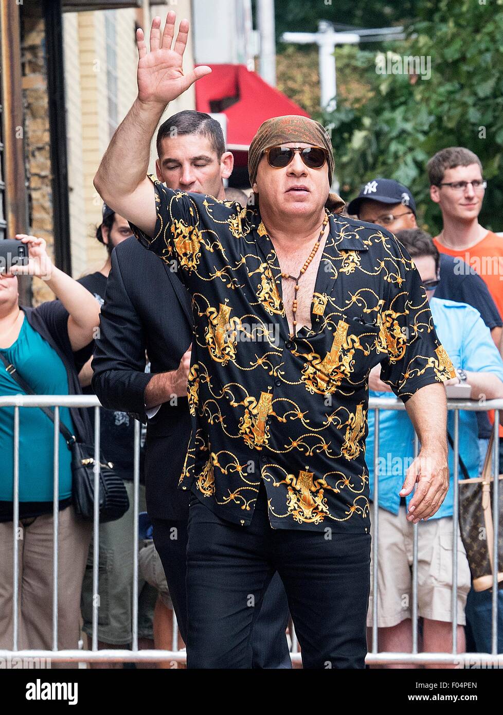 New York, NY, USA. 6th Aug, 2015. Little Steven Van Zandt out and about for Final Edition of THE DAILY SHOW, New York, NY August 6, 2015. Credit:  Lee/Everett Collection/Alamy Live News Stock Photo