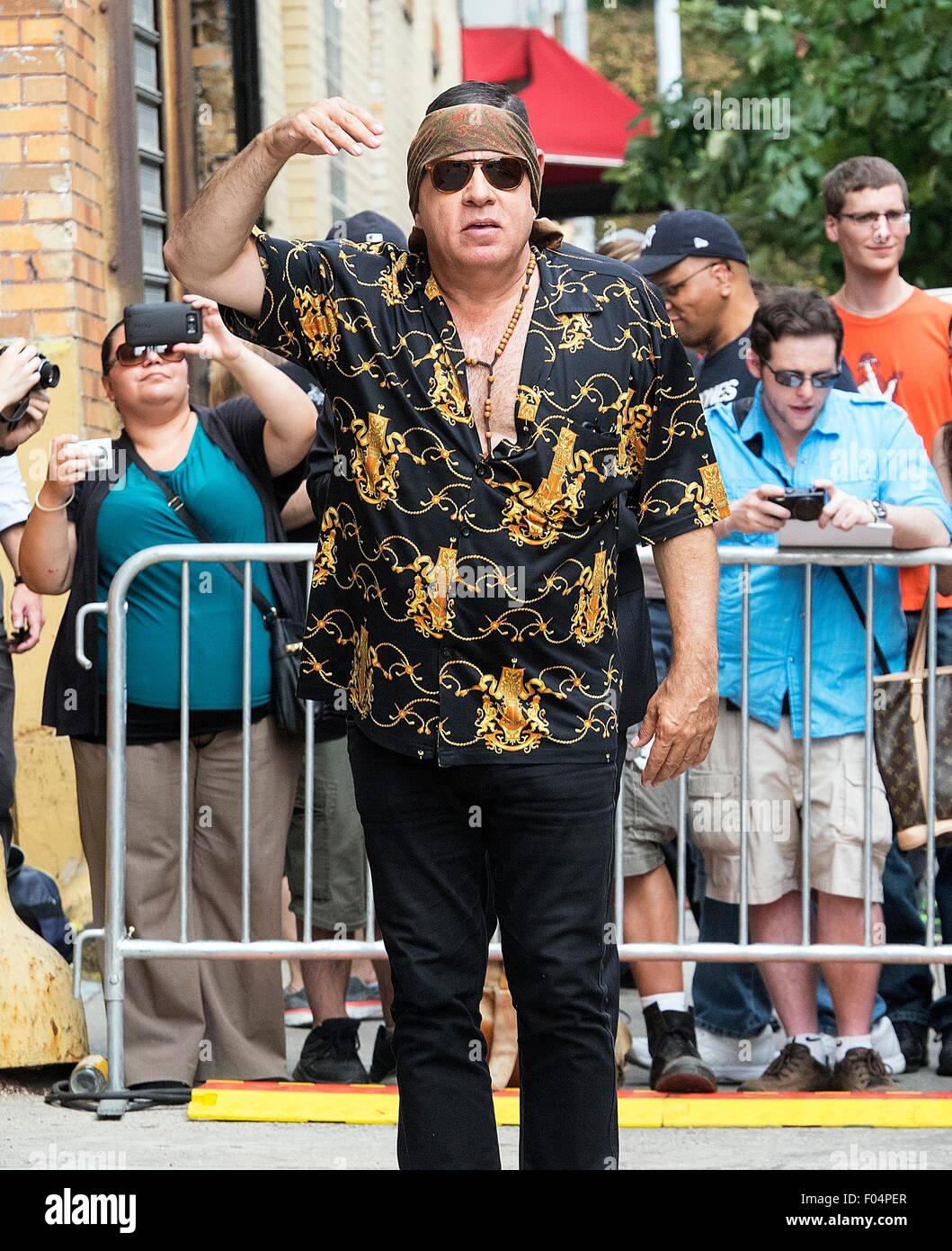 New York, NY, USA. 6th Aug, 2015. Little Steven Van Zandt out and about for Final Edition of THE DAILY SHOW, New York, NY August 6, 2015. Credit:  Lee/Everett Collection/Alamy Live News Stock Photo