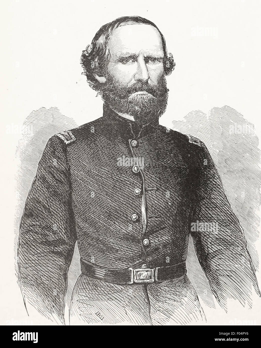 General Ben McCulloch, Confederate Army General, USA Civil War Stock Photo