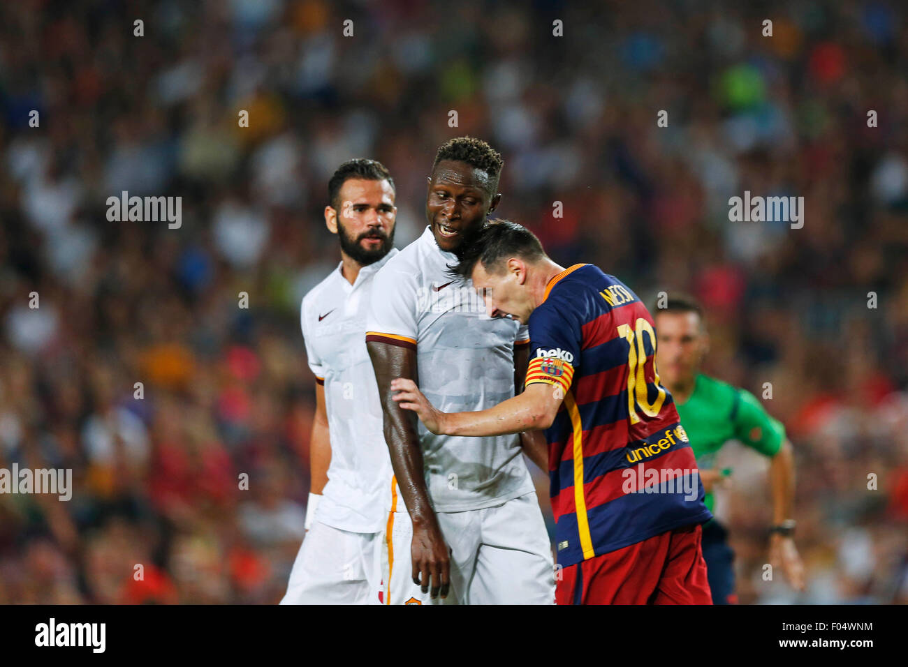 Barcelona Spain D 5th Aug 2015 Mapou Yanga Mbiwa Roma Lionel