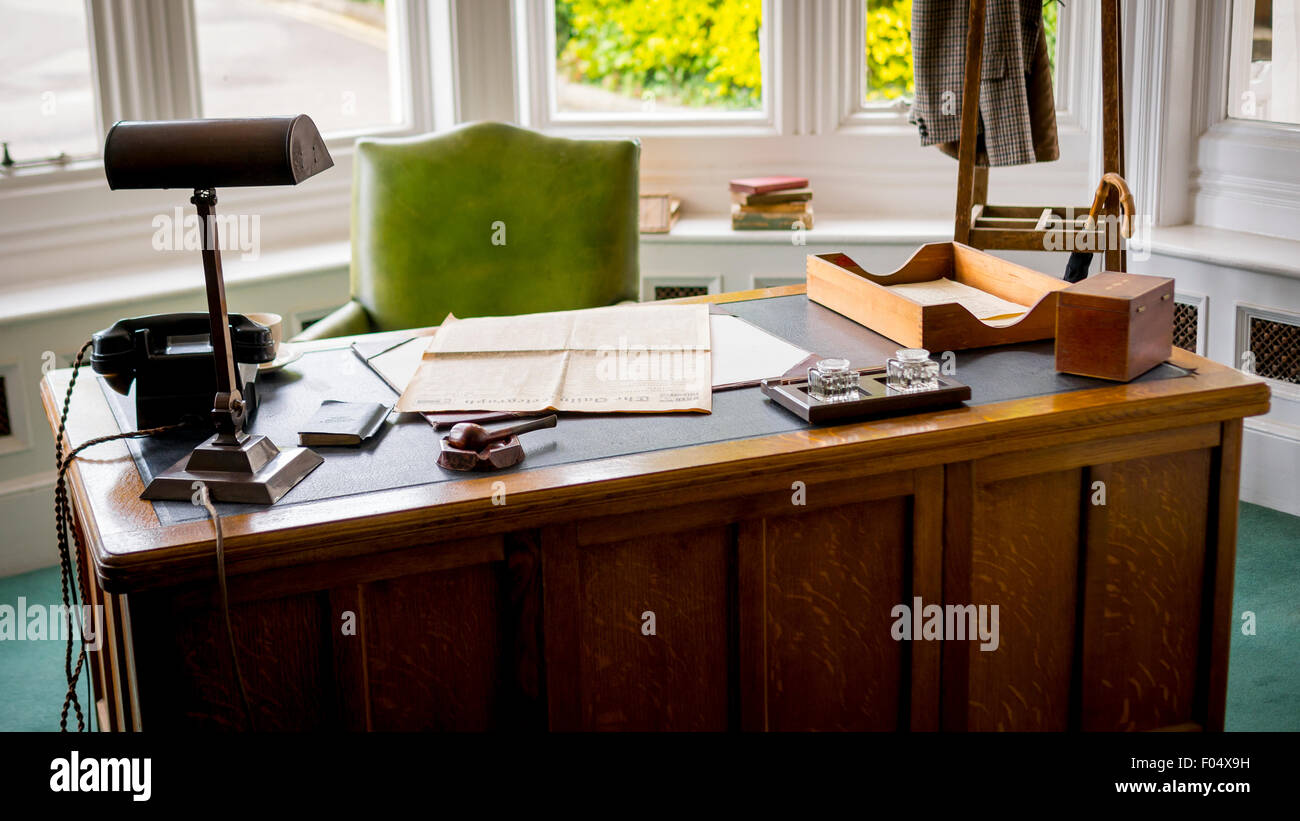 Props from the film 'The Imitation Game' filmed at Bletchley Park, Milton Keynes, Britain Stock Photo