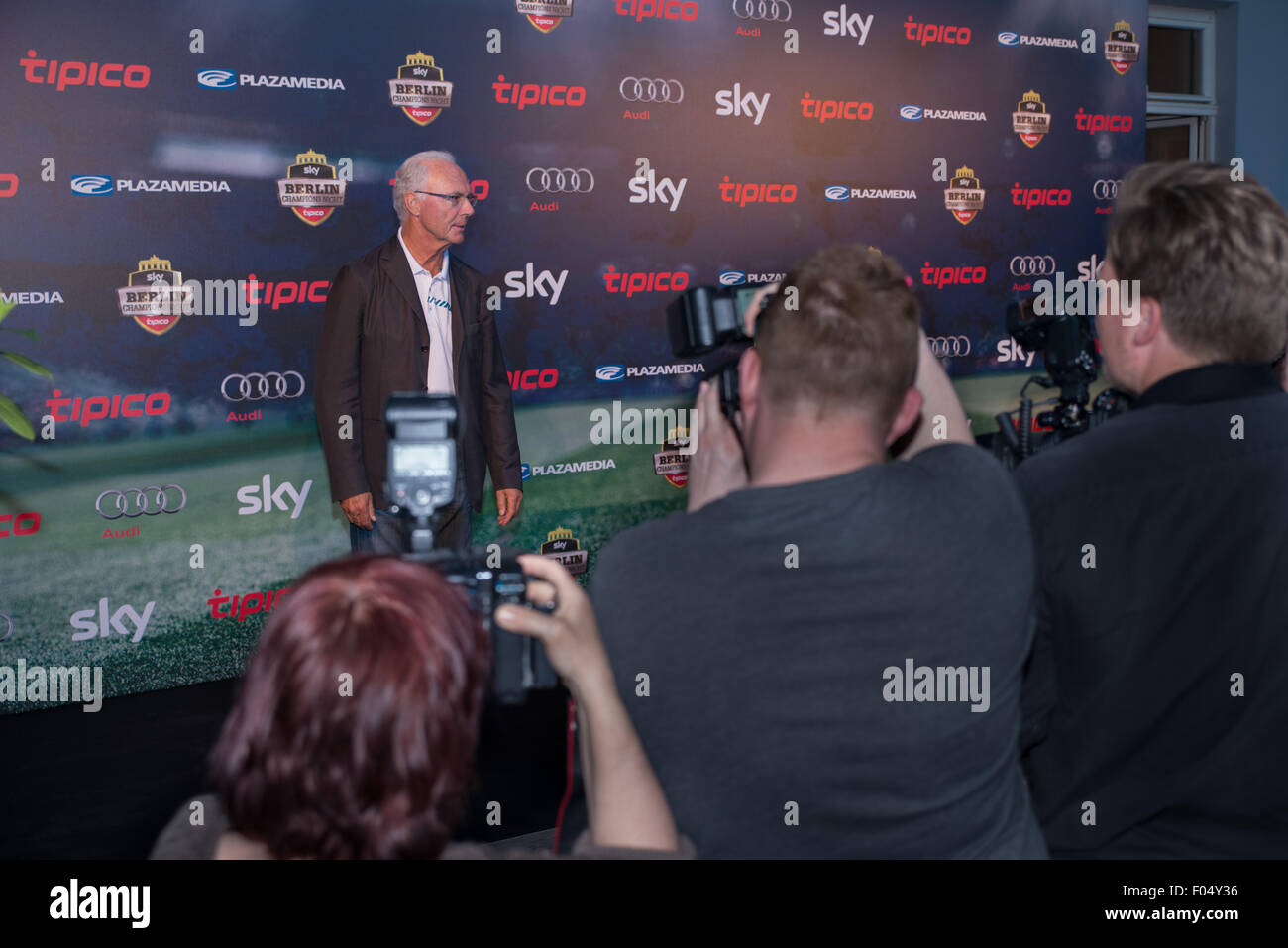 Sky Champions Night at The Grand ahead of the Champions League finals  Featuring: Franz Beckenbauer, Atmosphere Where: Berlin, Germany When: 05  Jun 2015 Stock Photo - Alamy
