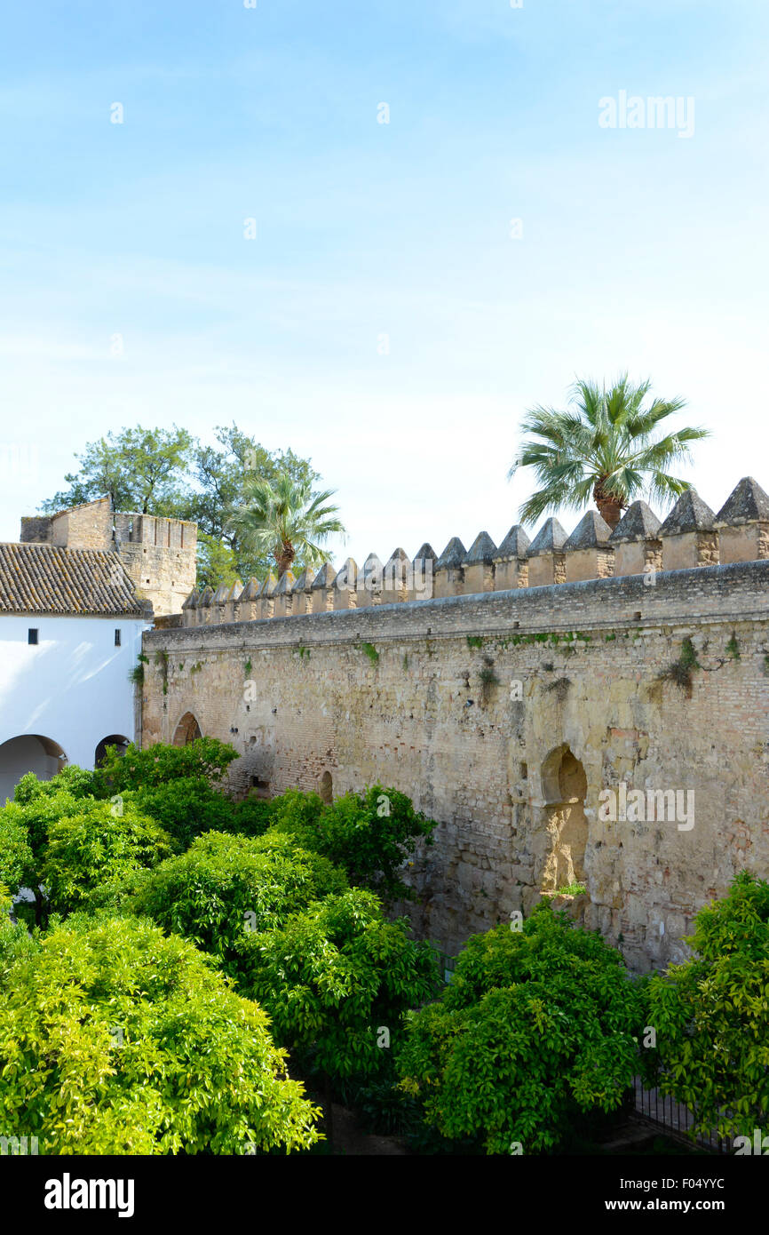 Alcázar de los Reyes Cristianos in Cordoba or Córdoba, Spain Stock ...