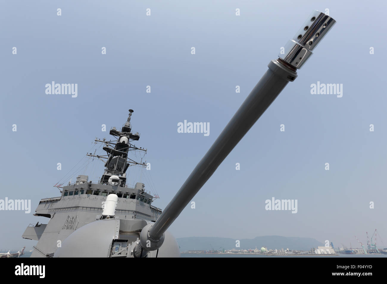 Warship, Japan Maritime Self-Defense Force Stock Photo