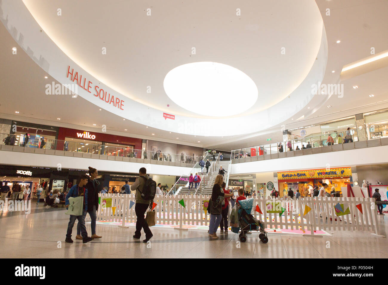 Interior picture of the Arndale Centre , Manchester Stock Photo
