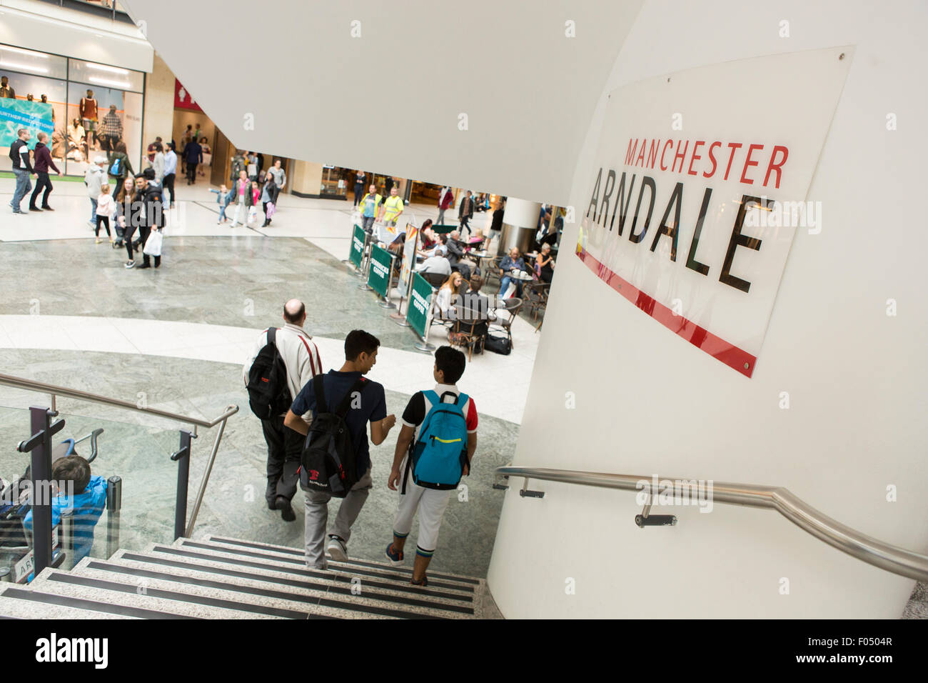 Interior picture of the Arndale Centre , Manchester Stock Photo