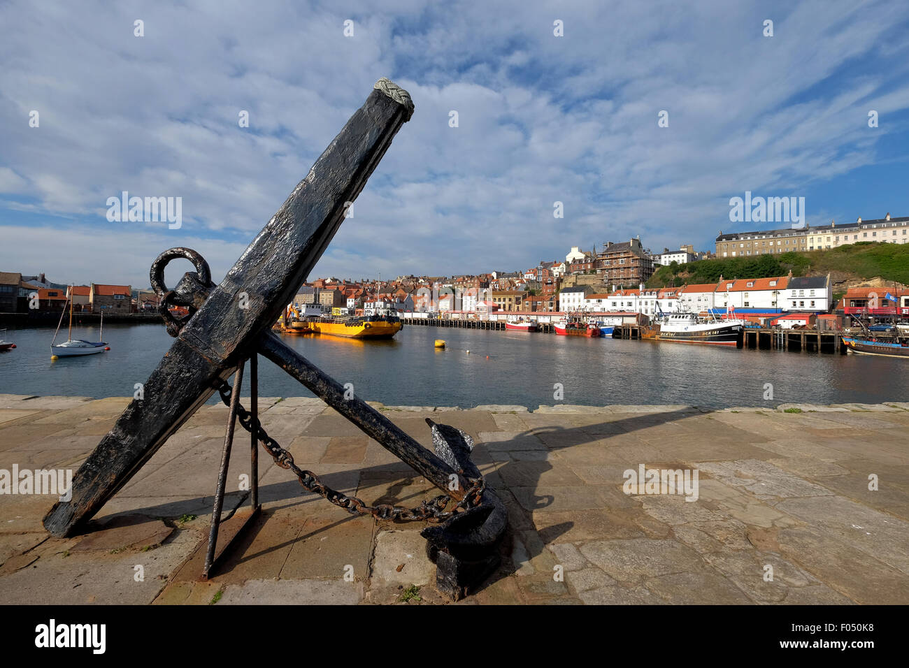 Whitby harbour, Whitby North Yorkshire, UK Stock Photo