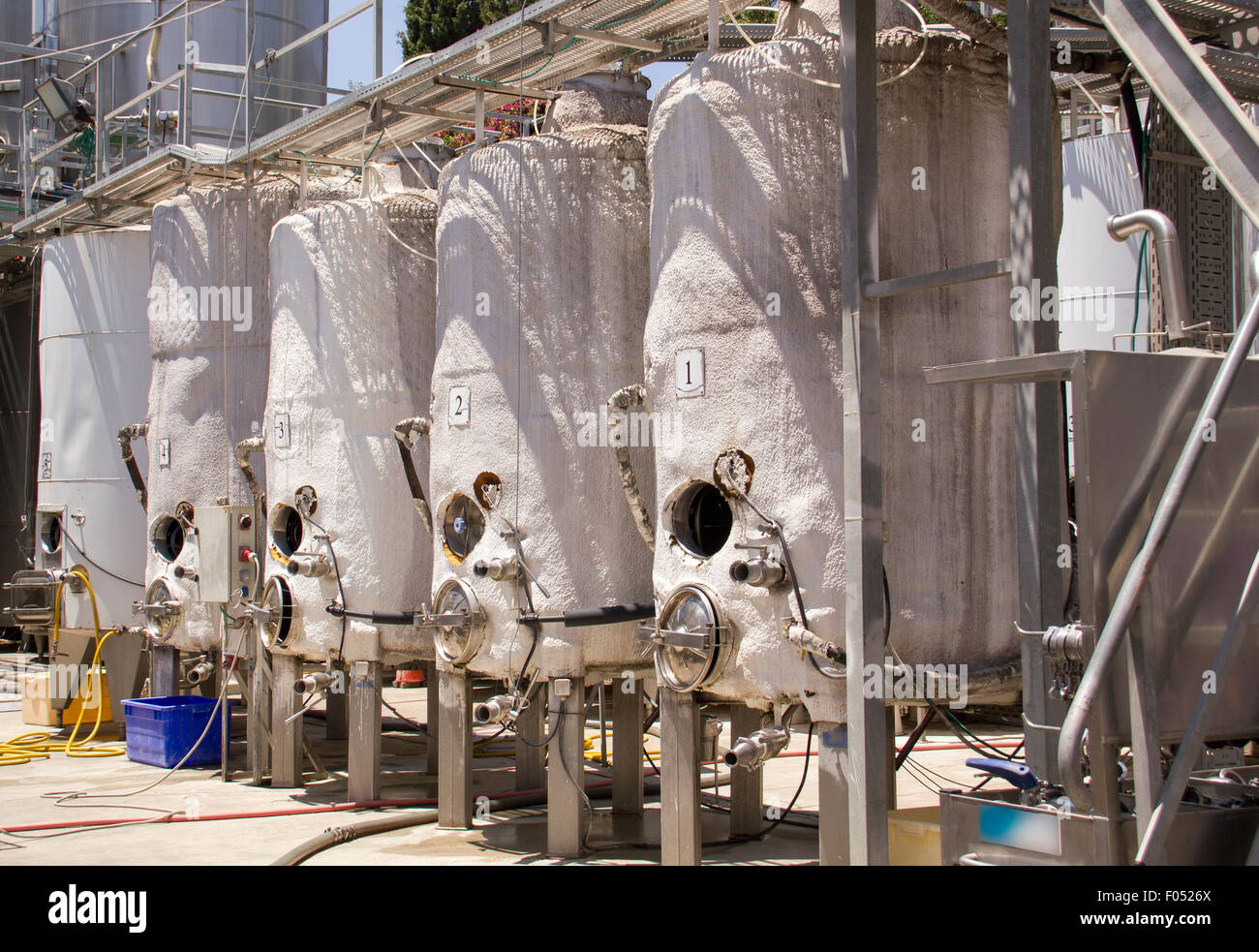 Stainless steel vats barrels hires stock photography and images Alamy