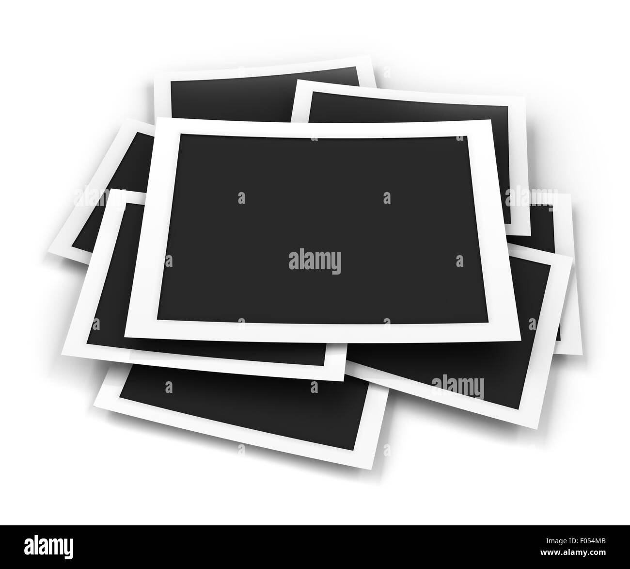 Stack Of Blank Picture Frames Stock Photo   Alamy