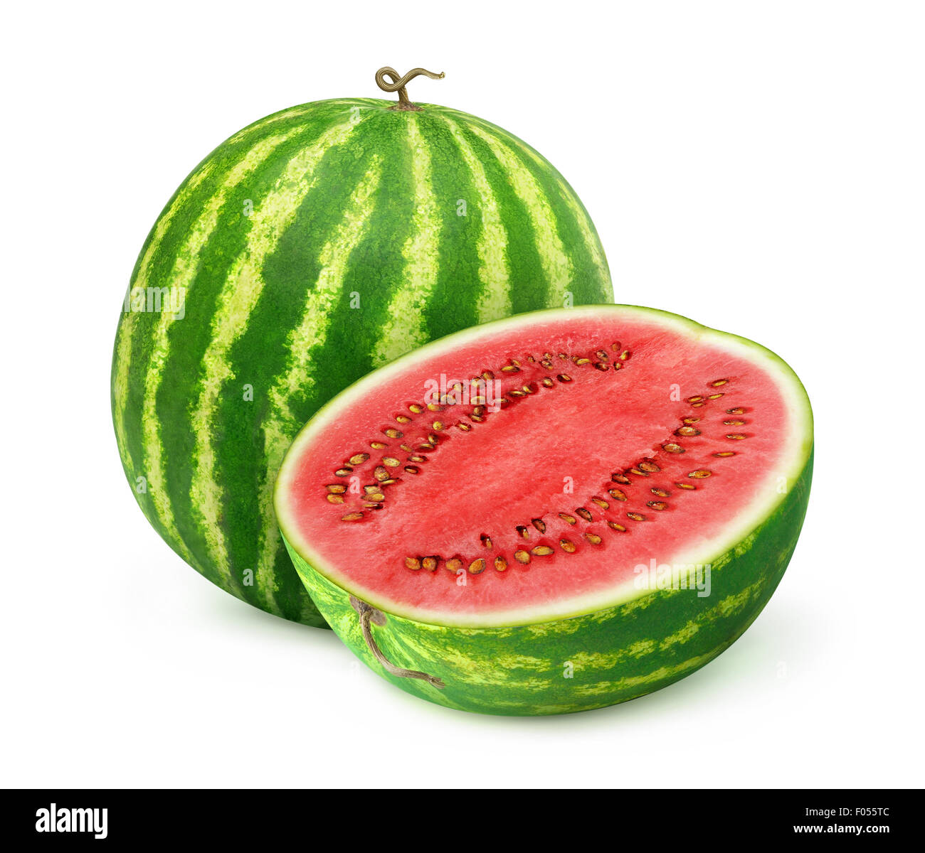 Watermelon isolated on white Stock Photo