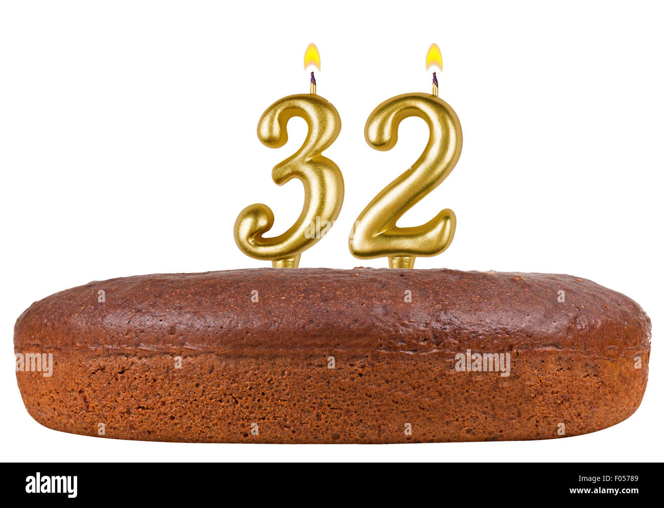 Birthday Cake With Candles Number 32 Isolated On White Background Stock Photo Alamy Birthday Cake With Candles Number 32 Isolated On White Background Stock Photo Alamy