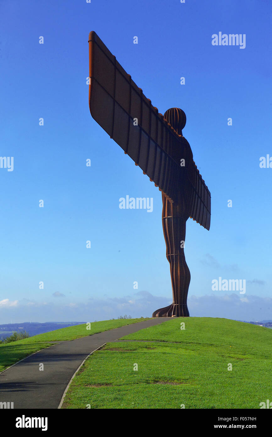 The Angel of the North Stock Photo