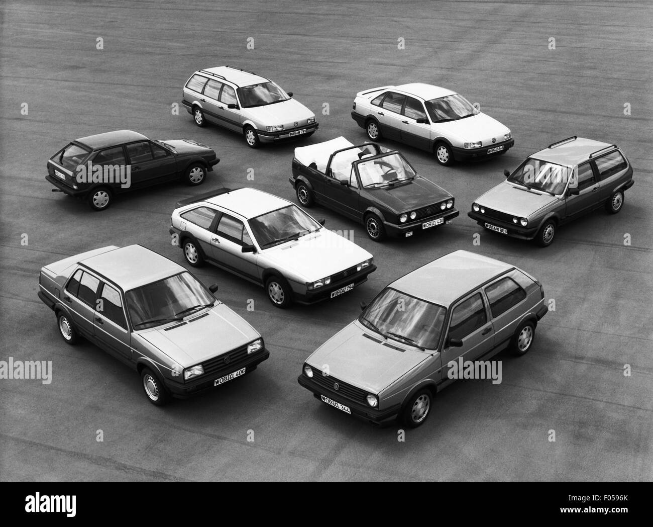 transport / transportation, car, vehicle variants, Volkswagen, VW versions, 1989, Additional-Rights-Clearences-Not Available Stock Photo