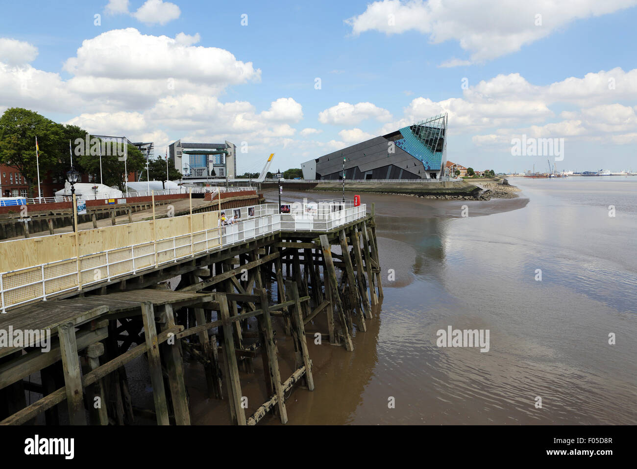 Victoria Pier by the confluence of the River Hull into the River Humber