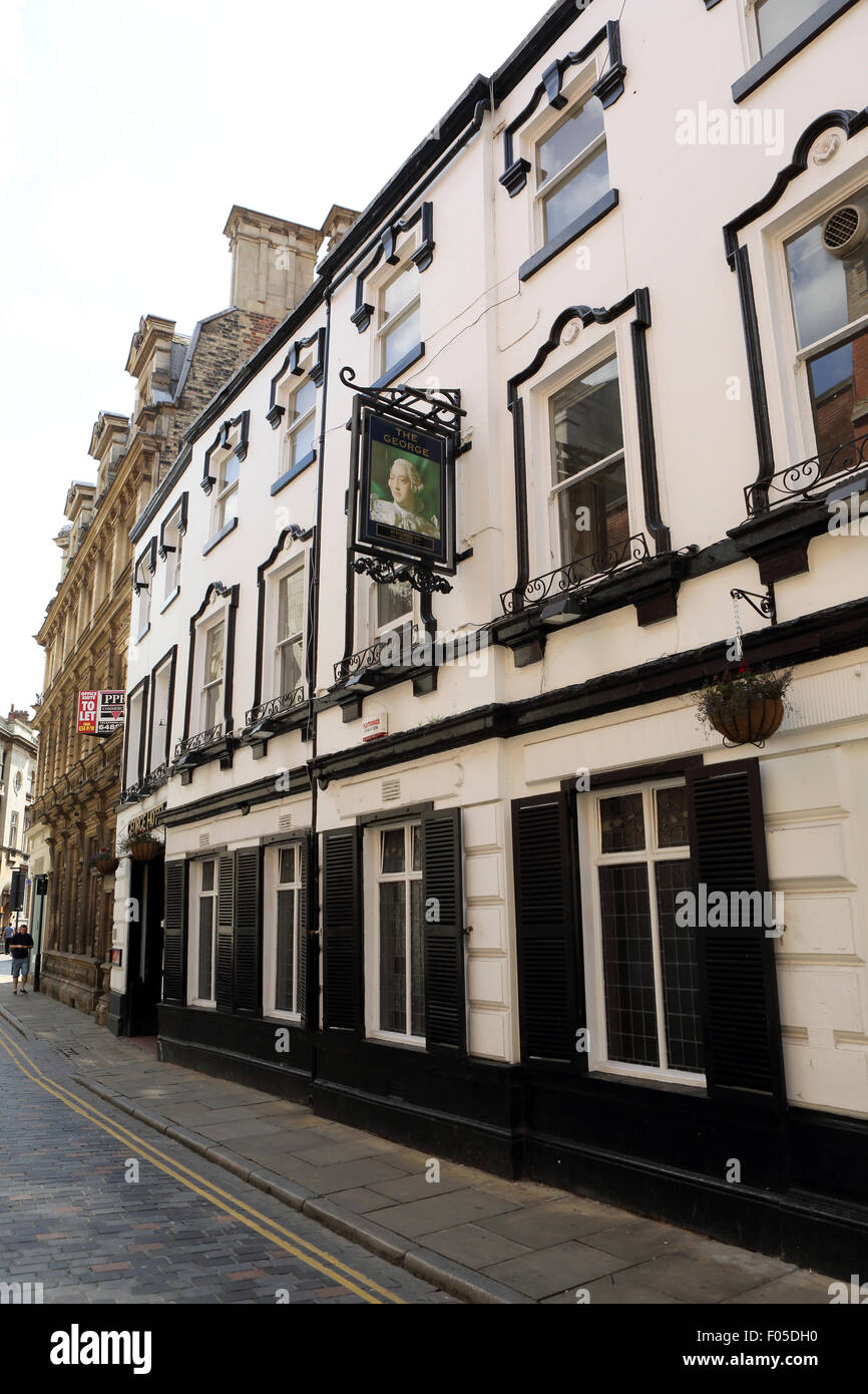 The pub in Hull, England. The pub is in Hull Old Town Stock
