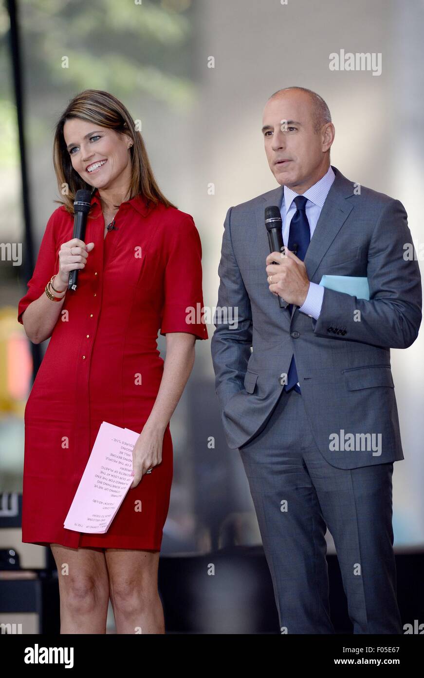 Savannah guthrie matt lauer hires stock photography and images Alamy