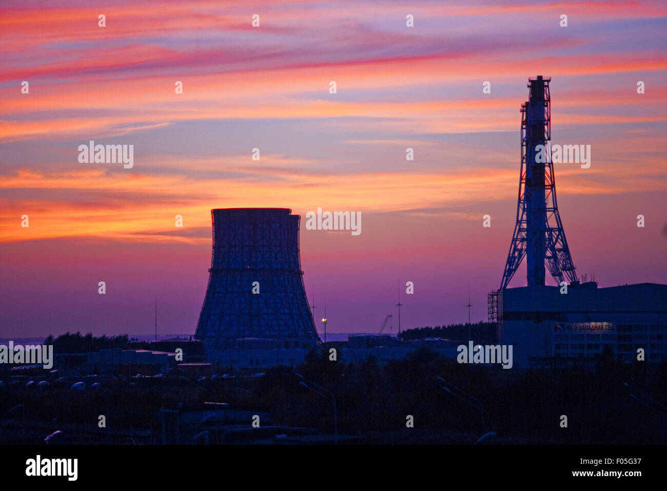 Thermal power plant Stock Photo
